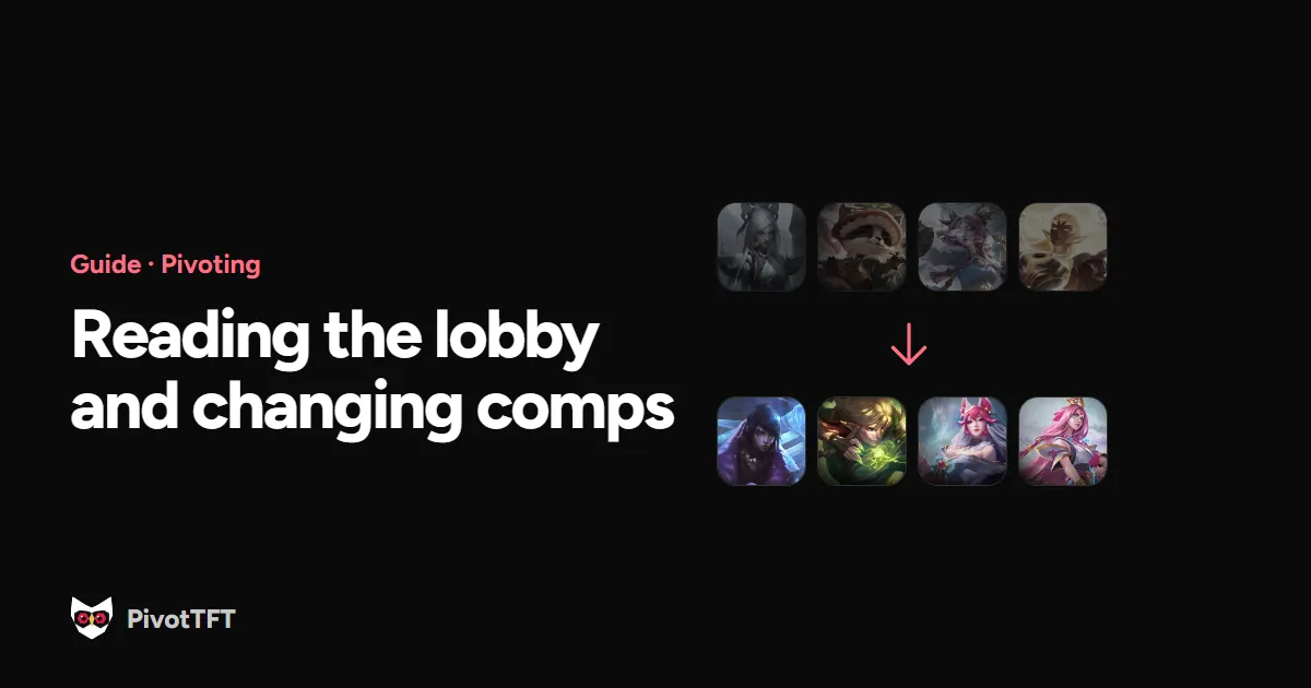 Cover: How to Pivot in TFT: Reading the Lobby and Changing Comps