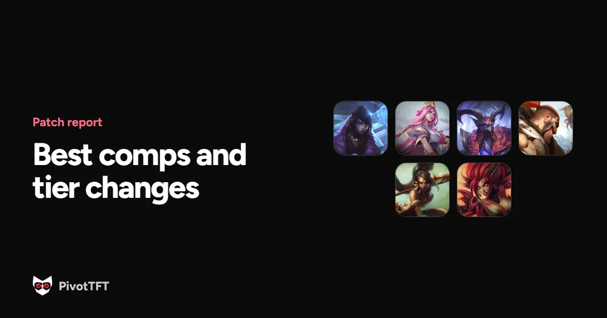 Cover: TFT Patch 18.4b Meta Report: Best Comps and Tier Changes