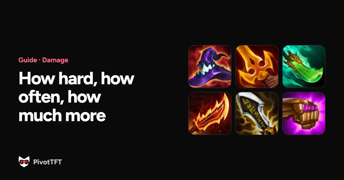 Cover: TFT Damage Guide: How to Itemise a Carry