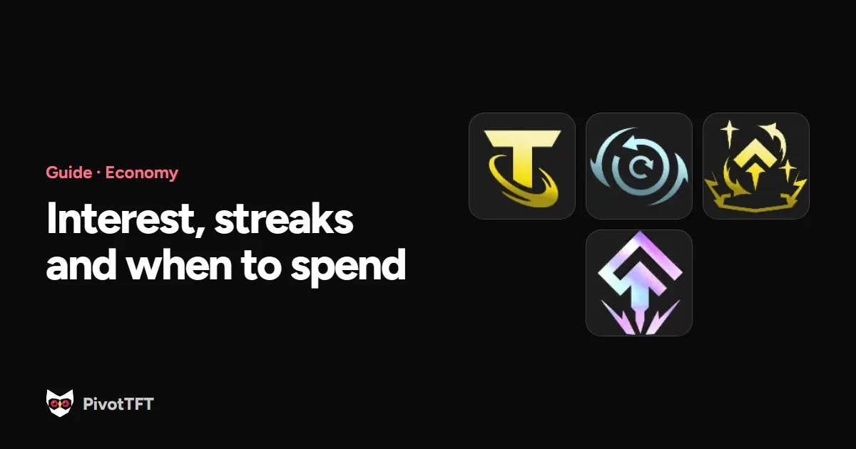 Cover: TFT Economy Guide: Interest, Streaks and When to Spend
