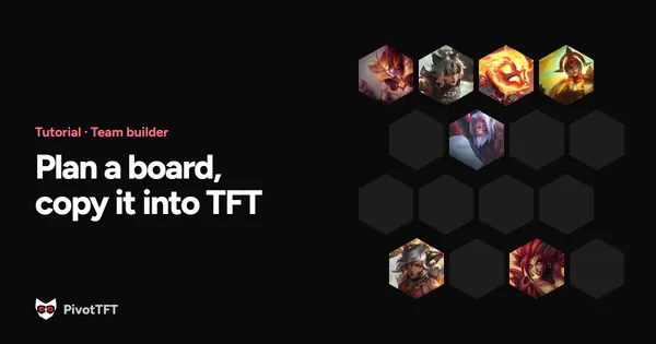Cover: How to Use the PivotTFT Team Builder and TFT Team Codes